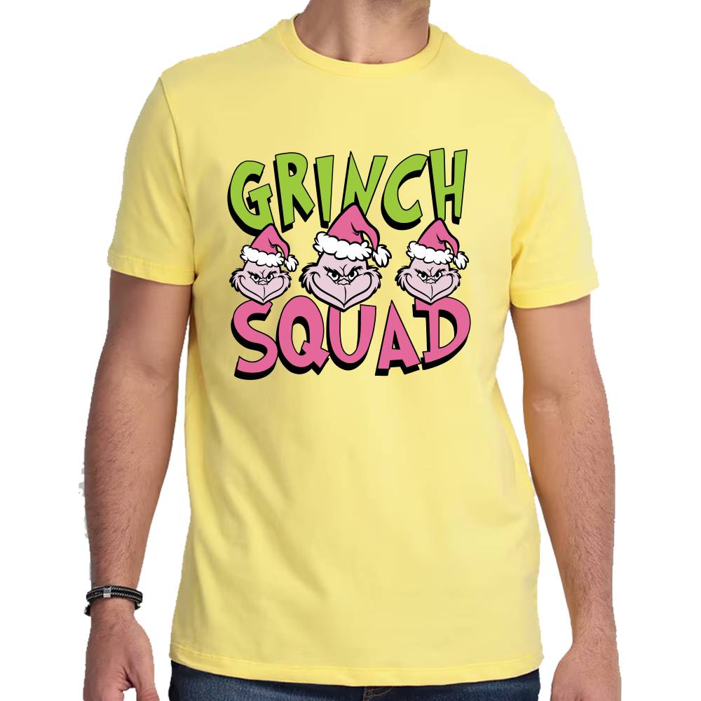 Playera The Grinch Squad Navidad Algodón Premium #0001425