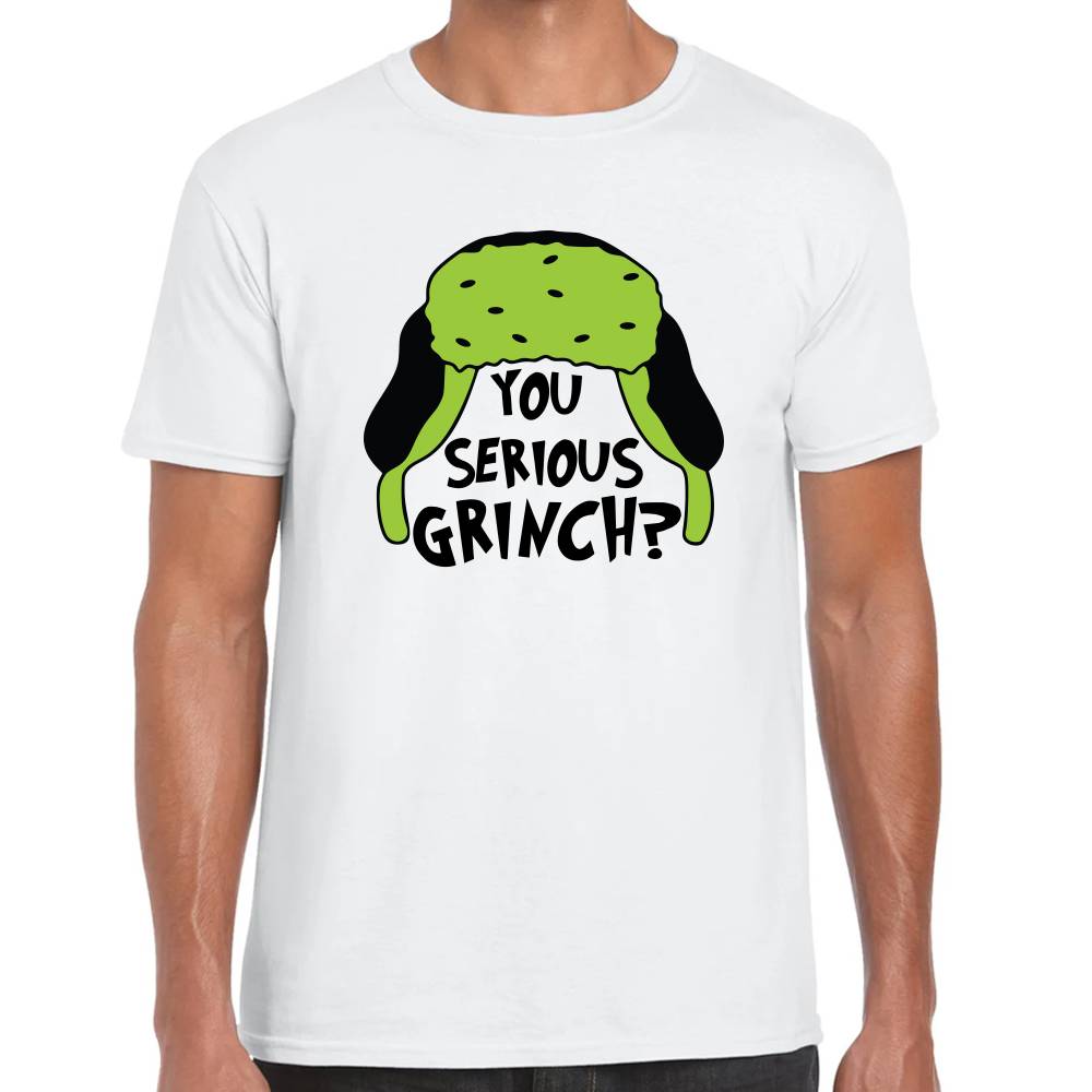Playera You Serious Grinch Navidad Algodón Premium #0001427