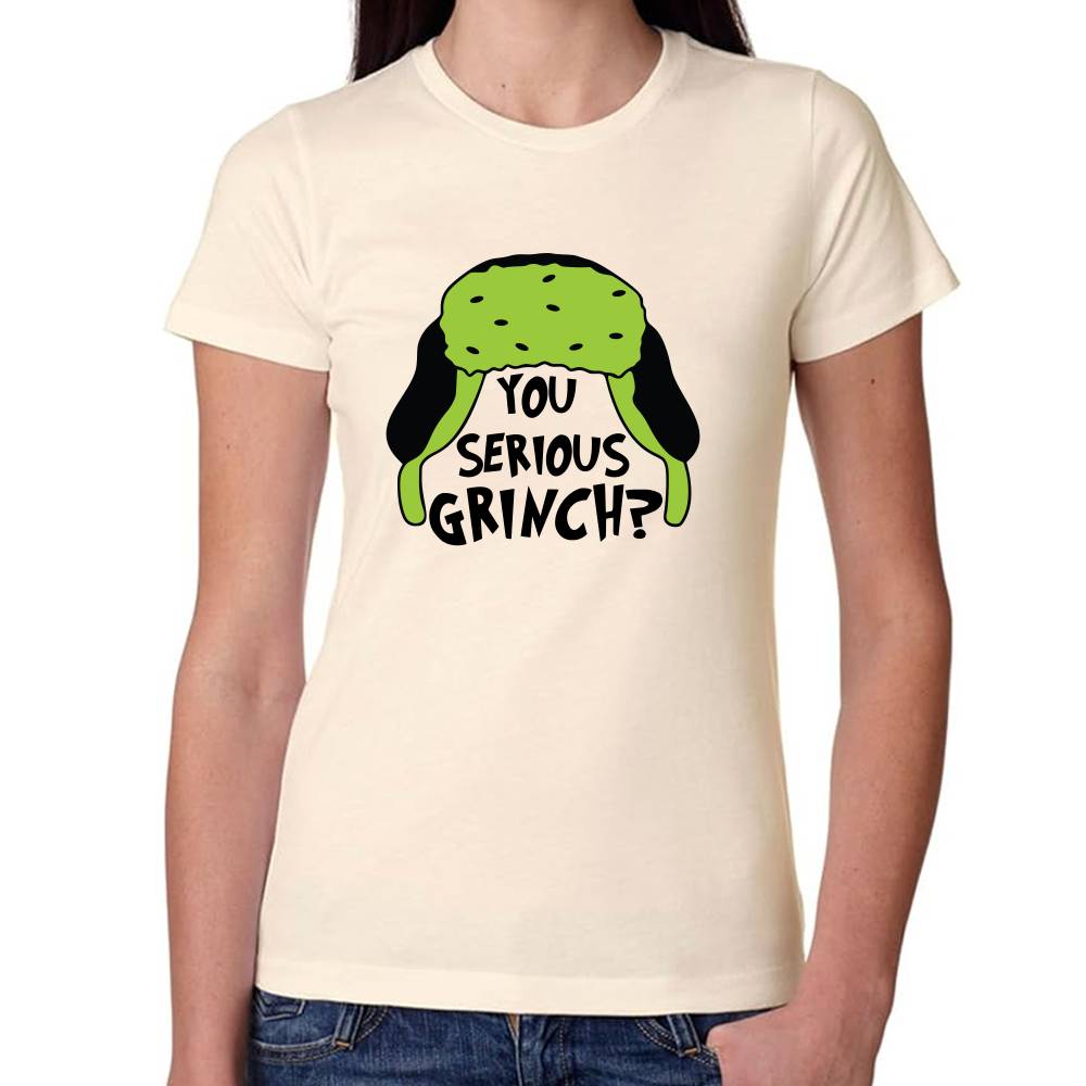 Playera You Serious Grinch Navidad Algodón Premium #0001427