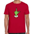 Playera Navidad The Grinch Dedo Algodón Premium #0001457