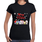 Playera BTS BT21 Navidad Algodón Premium #1569