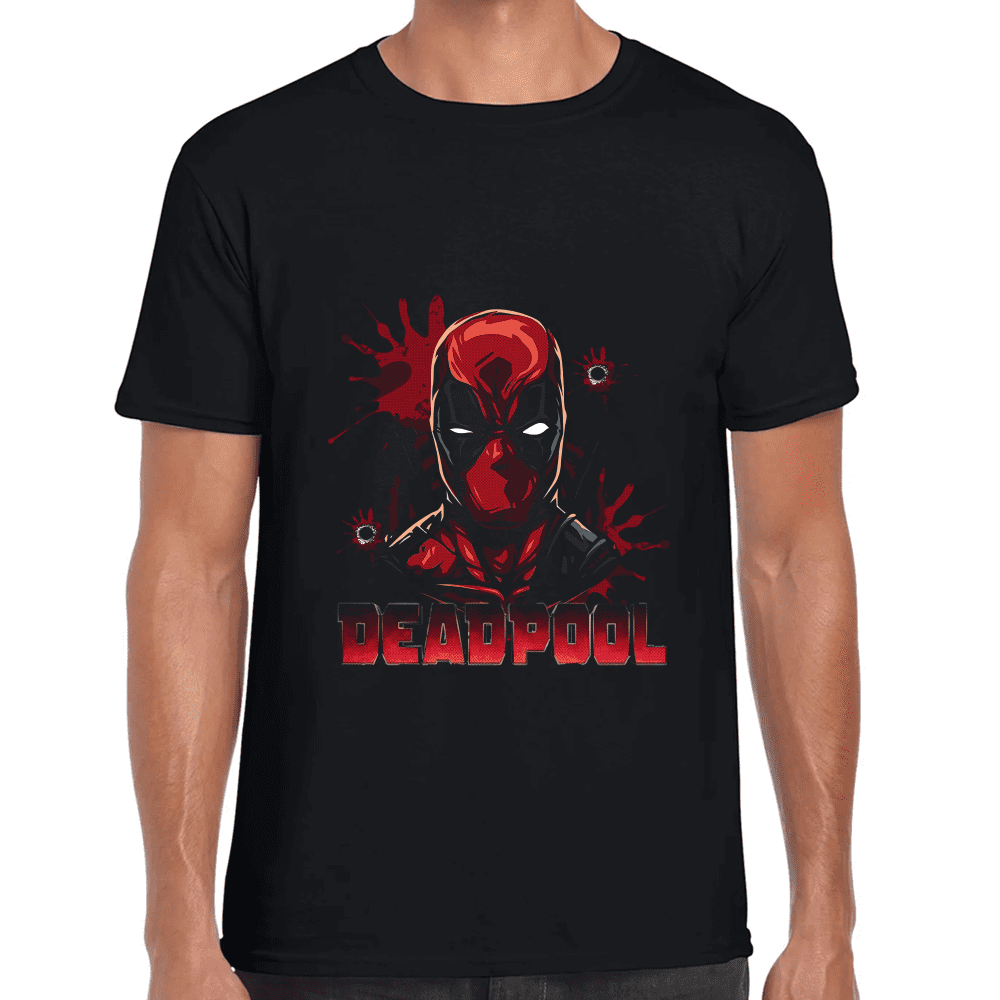 Playera Deadpool Marvel Algodón Premium #1572 Imagen principal del producto
