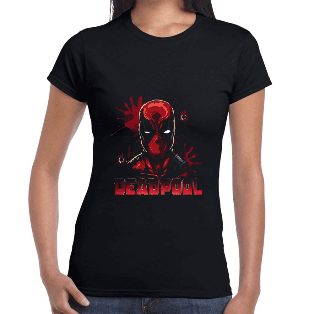 Playera Deadpool Marvel Algodón Premium #1572