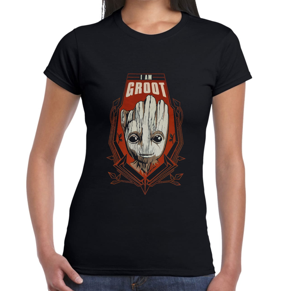 Playera Groot Algodón Premium #0001579