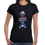 Playera Capitan America Marvel Algodón Premium #1587