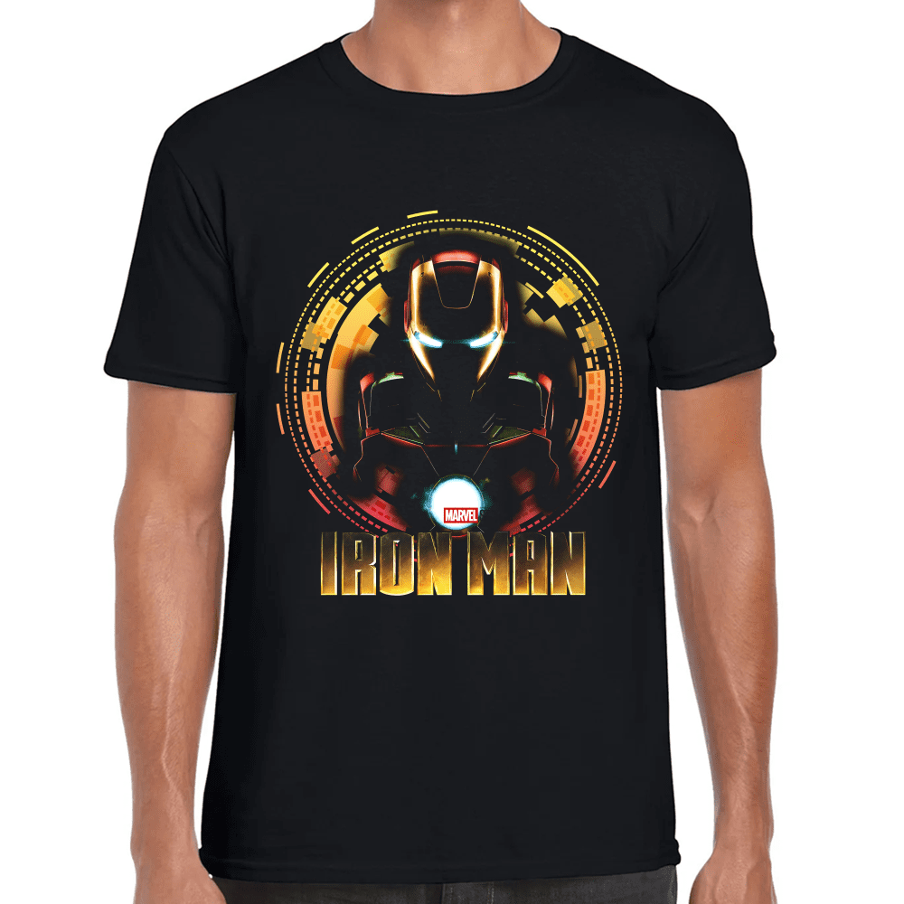 Playera Iron Man Marvel Algodón Premium #1583