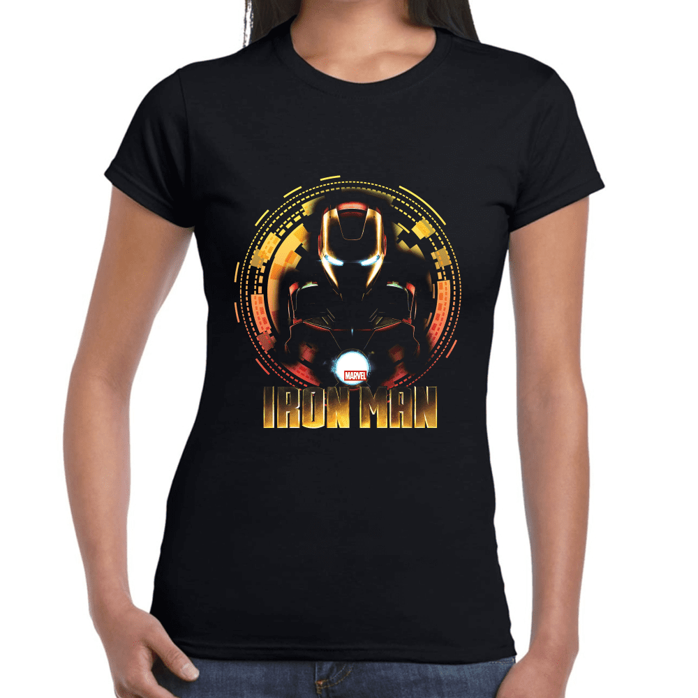 Playera Iron Man Marvel Algodón Premium #1583