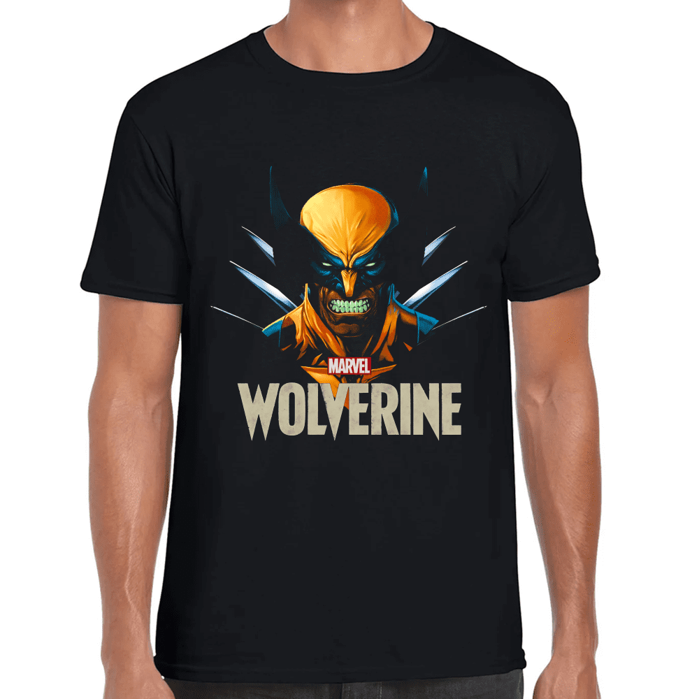 Playera Wolverine Marvel Algodón Premium #1586