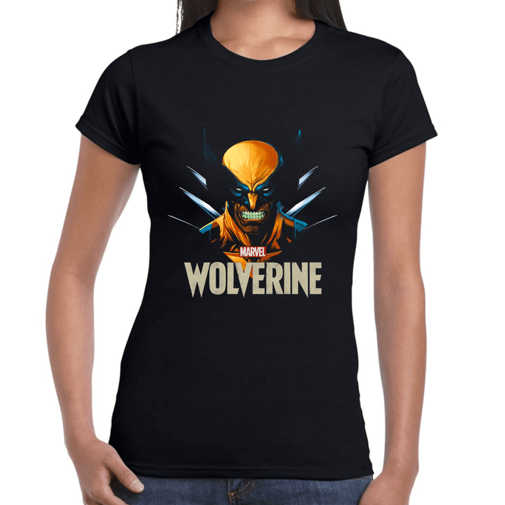 Playera Wolverine Marvel Algodón Premium #1586