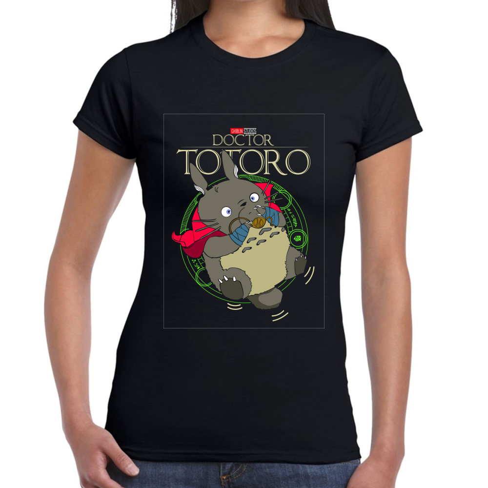 Playera Dr. Totoro Studios Ghibli Algodón Premium #0001588