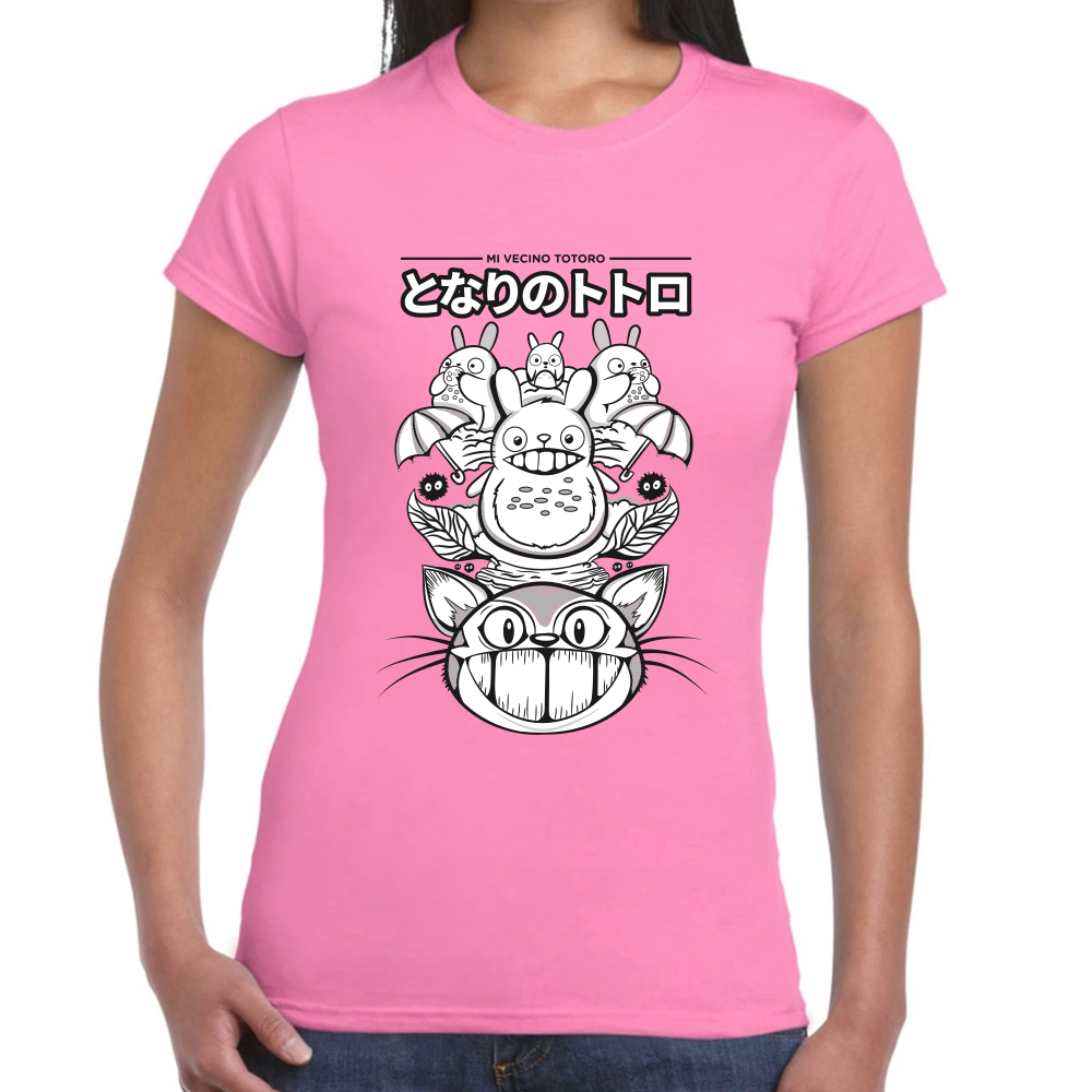 Playera Totoro Mi Vecino Algodón Premium #0001589