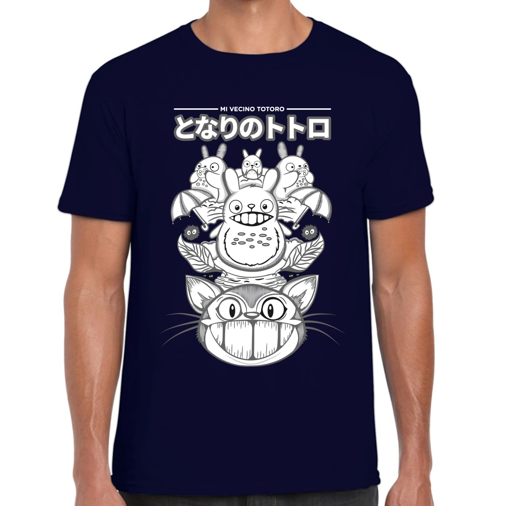 Playera Totoro Mi Vecino Algodón Premium #0001589