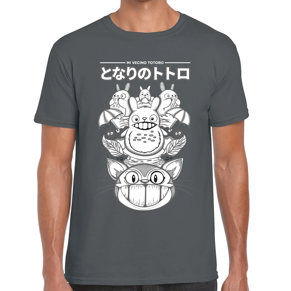 Playera Totoro Mi Vecino Algodón Premium #0001589