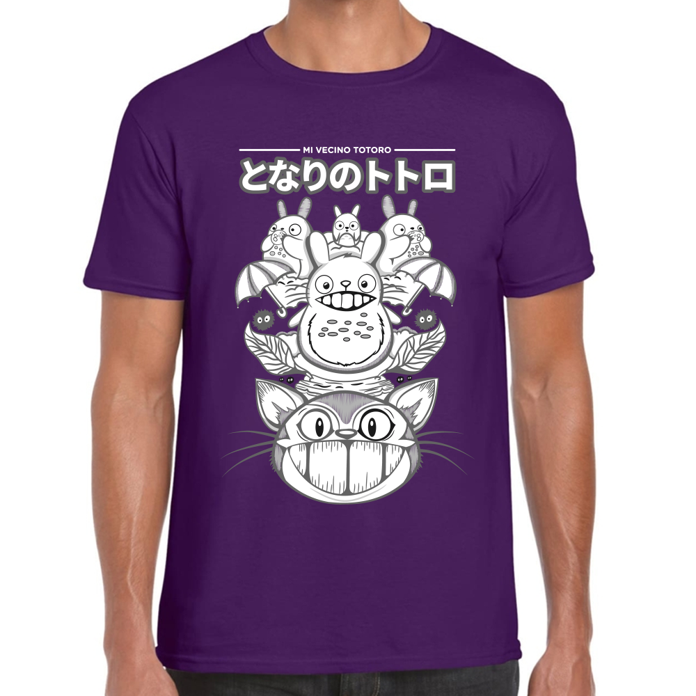 Playera Totoro Mi Vecino Algodón Premium #0001589