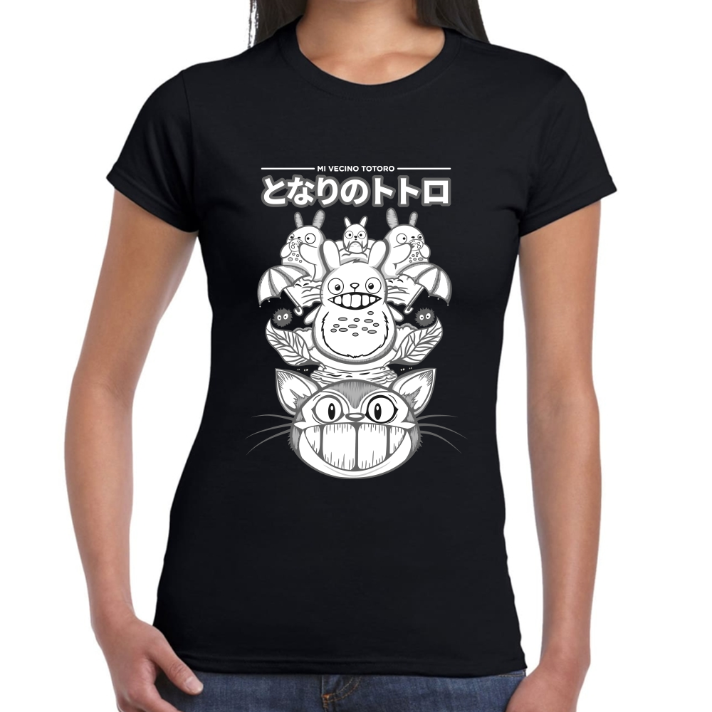 Playera Totoro Mi Vecino Algodón Premium #0001589