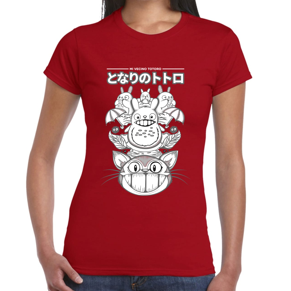 Playera Totoro Mi Vecino Algodón Premium #0001589