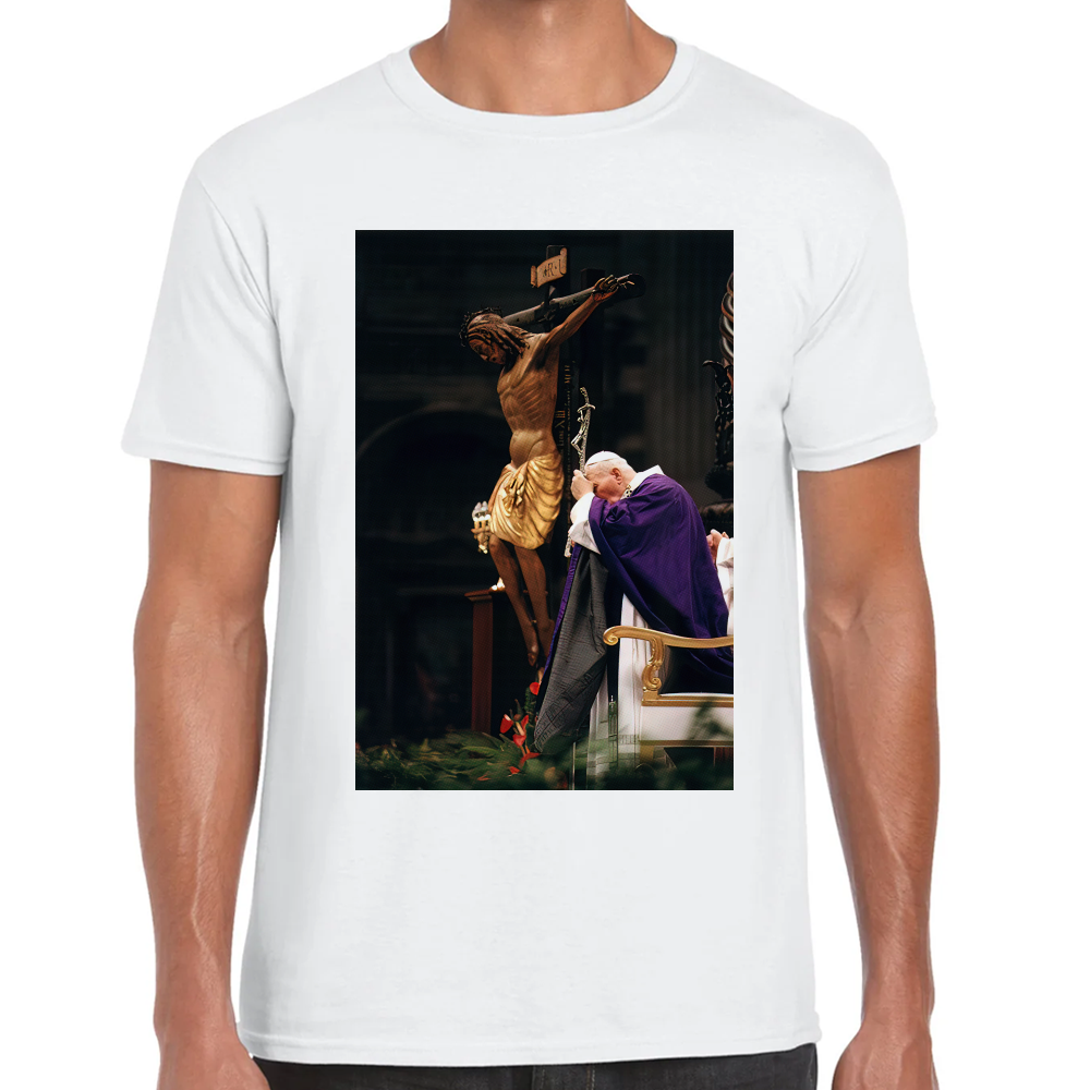 Playera El Papa Juan Pablo II Algodón Premium #0001590