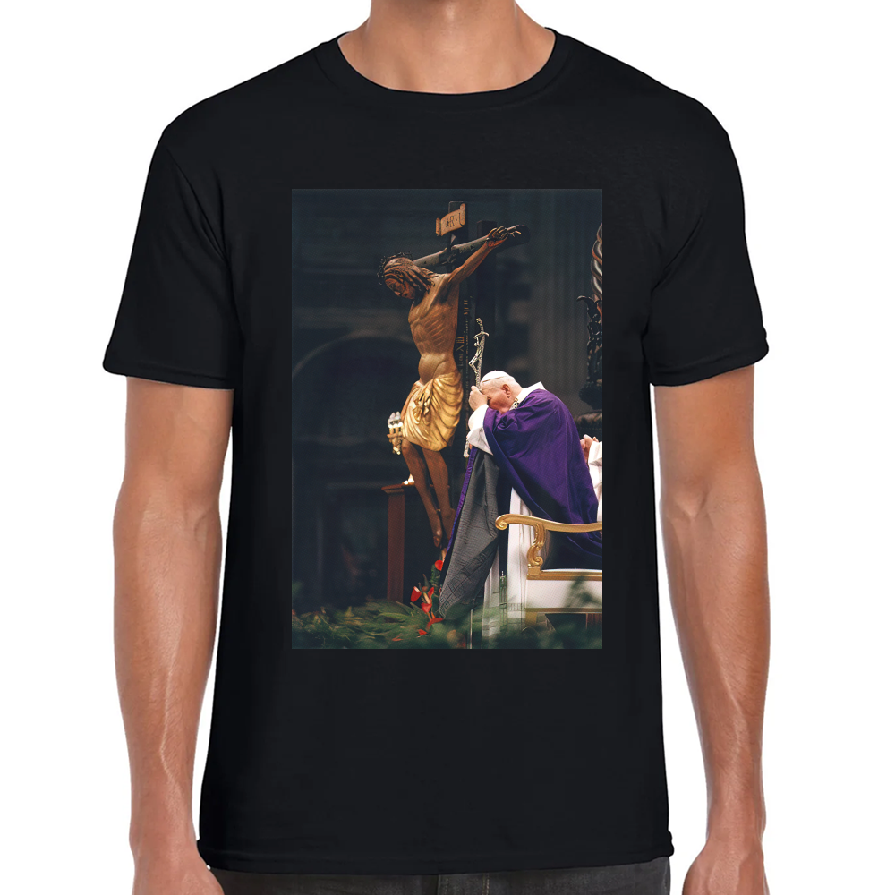 Playera El Papa Juan Pablo II Algodón Premium #0001590