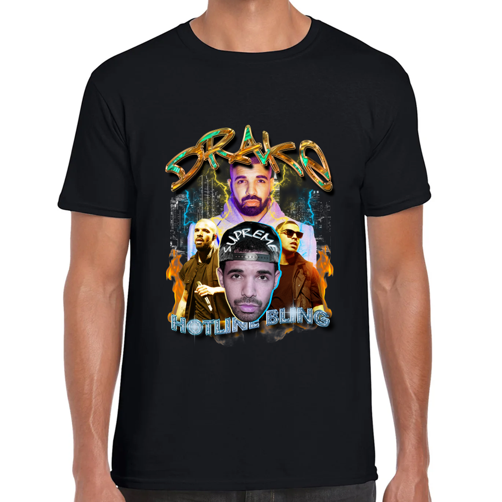 Playera Drake Hotline Bling Algodón Premium #0001598 Imagen principal del producto