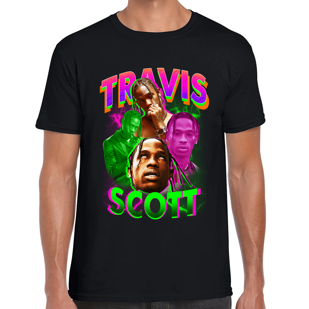 Playera Travis Scott Algodón Premium #0001608 Imagen principal del producto