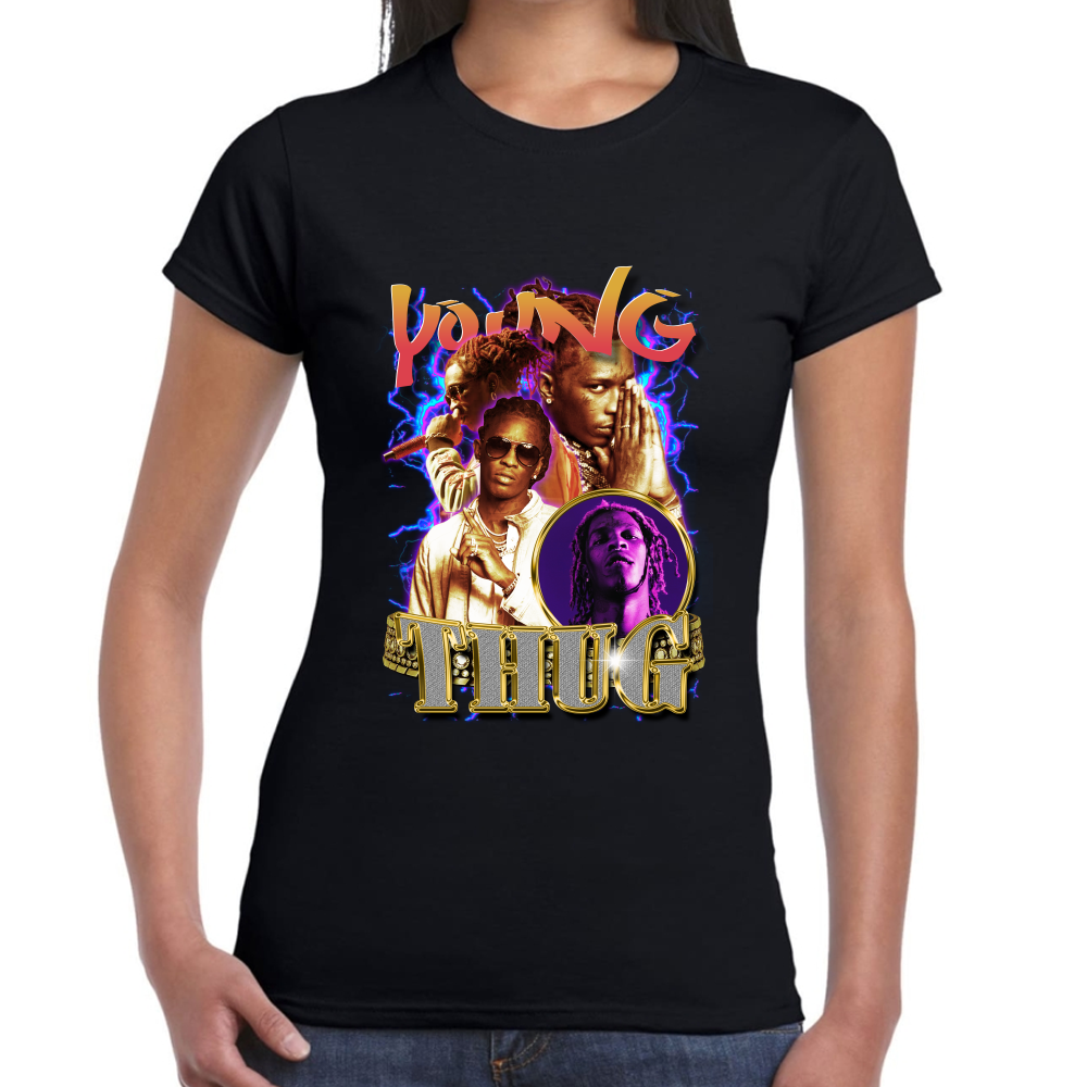 Playera Young Thug Algodón Premium #0001609 Imagen secundaria del producto