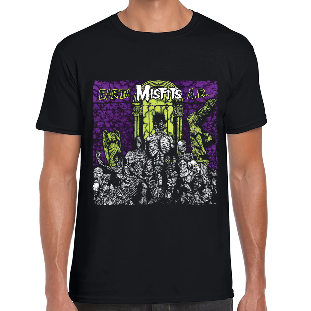Playera Misfits Earth A.D. Algodón Premium #0001612 Imagen principal del producto