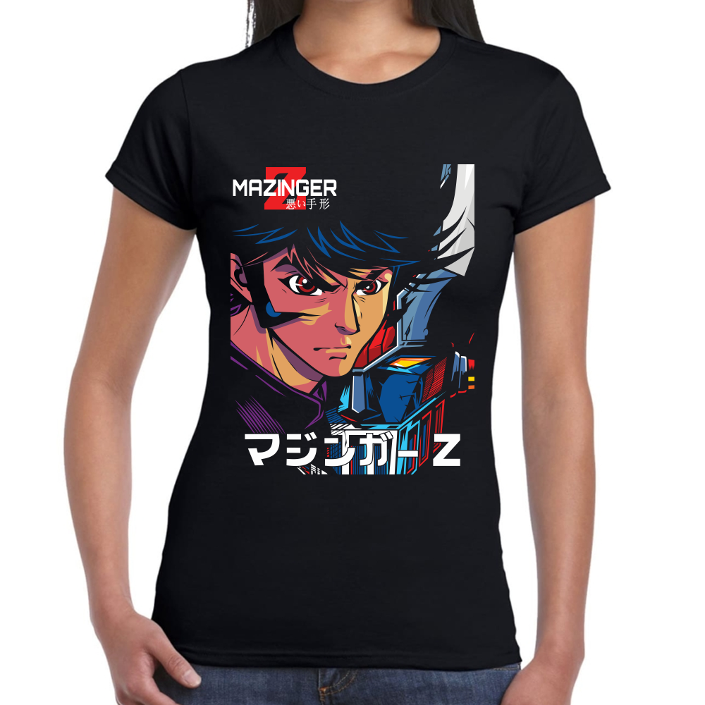 Playera Koji & Mazinger Z Algodón Premium #0001614
