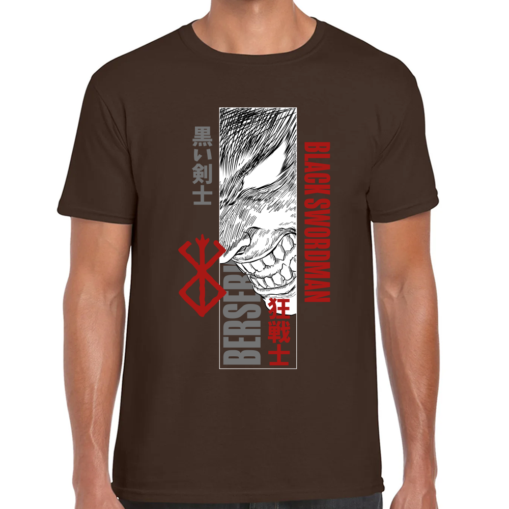 Playera Berserk Guts Black Swordman Algodón Premium #0001616