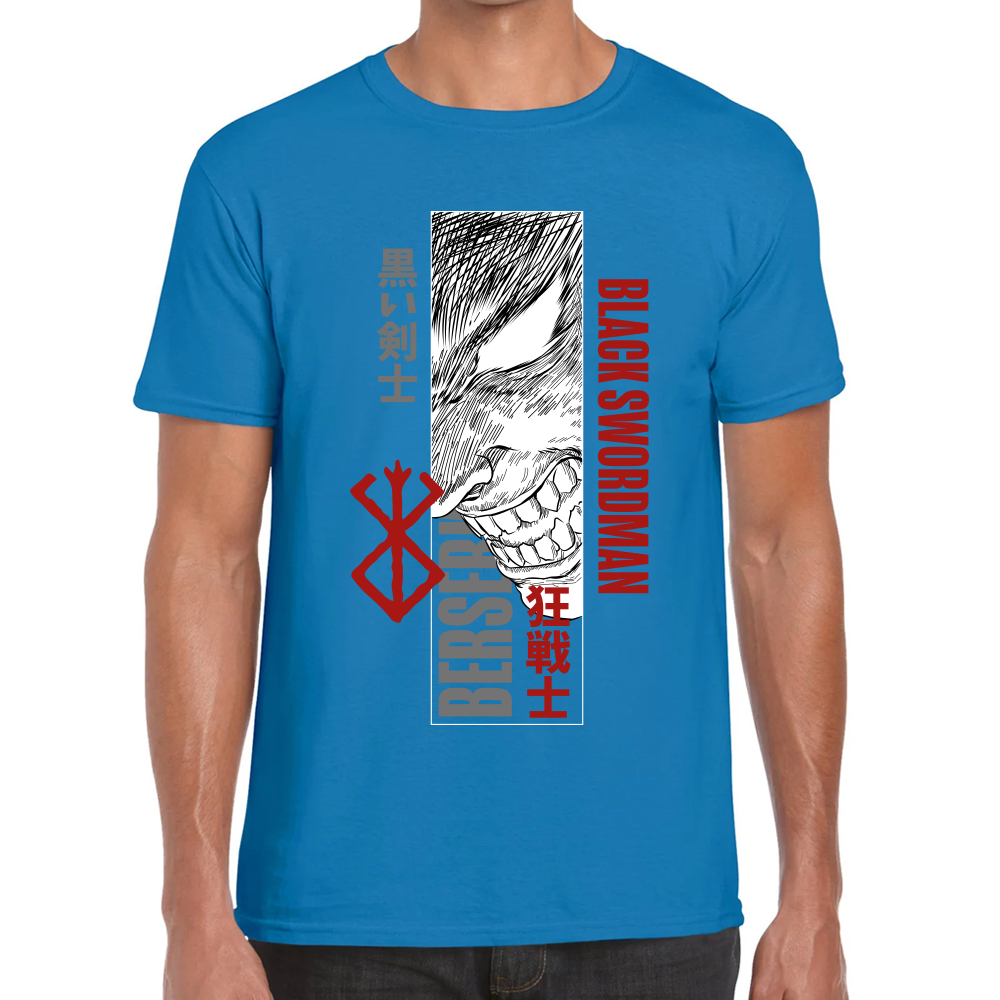 Playera Berserk Guts Black Swordman Algodón Premium #0001616