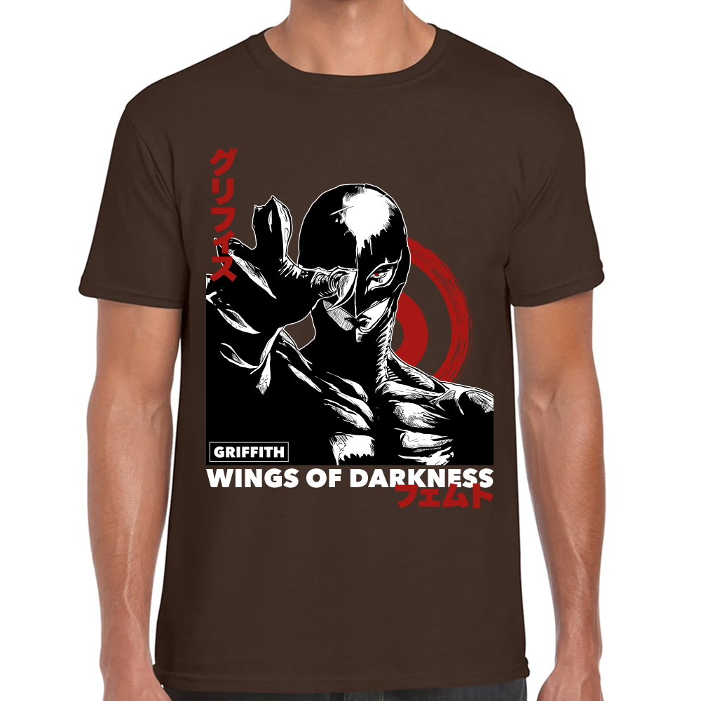 Playera Berserk Griffith Wings Of Darkness Algodón Premium #0001617