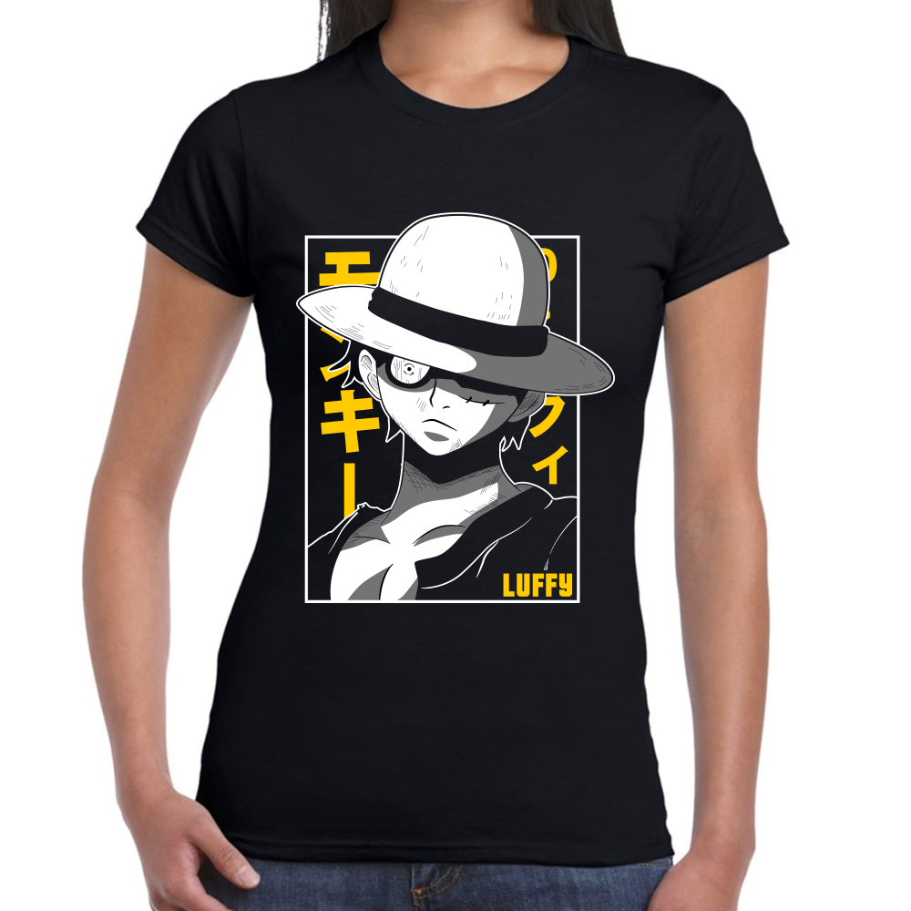 Playera One Piece Luffy Algodón Premium #0001620 Imagen secundaria del producto