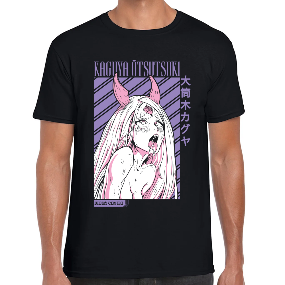Playera Hentai Naruto Ahegao Kaguya Otsutsuki  #0001622