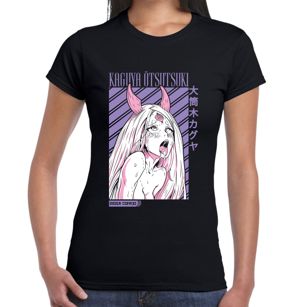 Playera Hentai Naruto Ahegao Kaguya Otsutsuki  #0001622