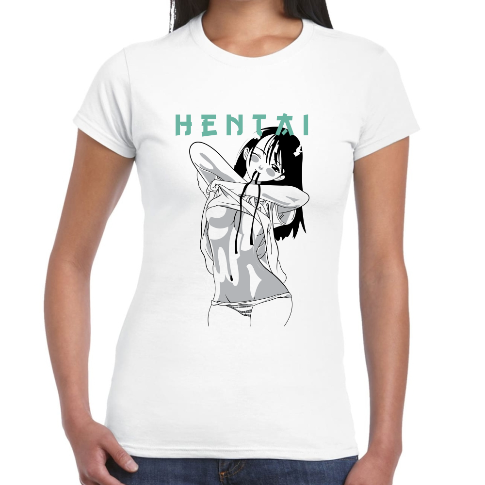 Playera Hentai Anime Algodón Premium #0001631