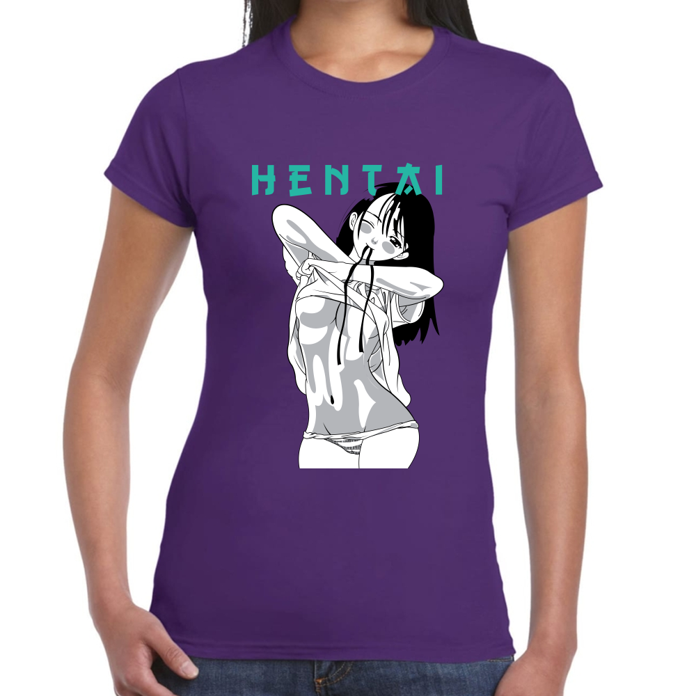 Playera Hentai Anime Algodón Premium #0001631
