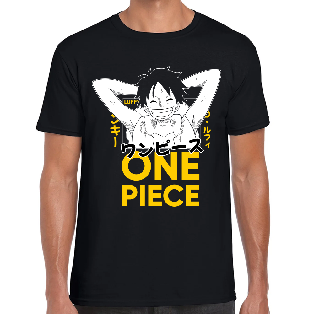 Playera One Piece Luffy Algodón Premium #0001634 Imagen principal del producto