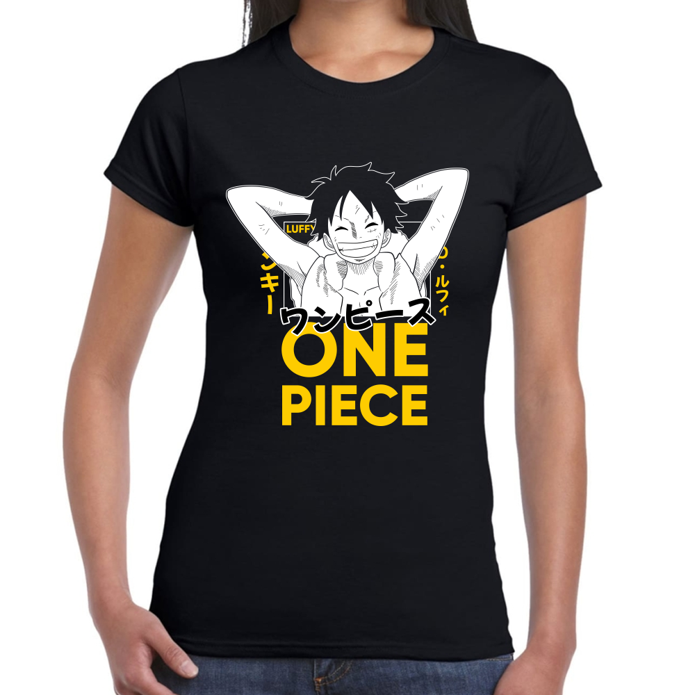 Playera One Piece Luffy Algodón Premium #0001634
