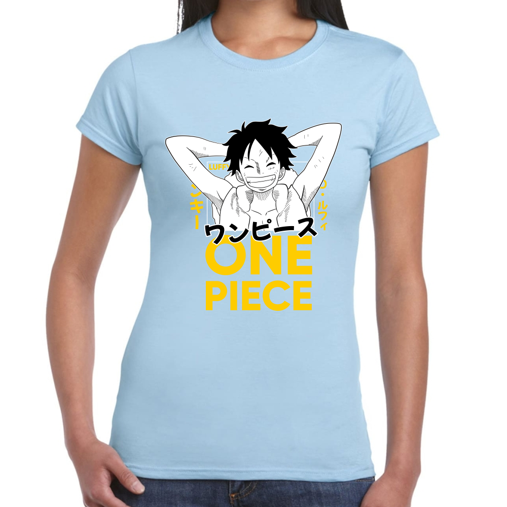 Playera One Piece Luffy Algodón Premium #0001634