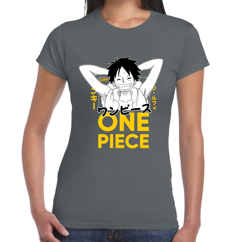 Playera One Piece Luffy Algodón Premium #0001634