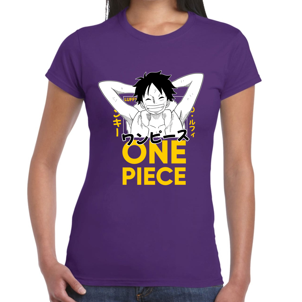 Playera One Piece Luffy Algodón Premium #0001634