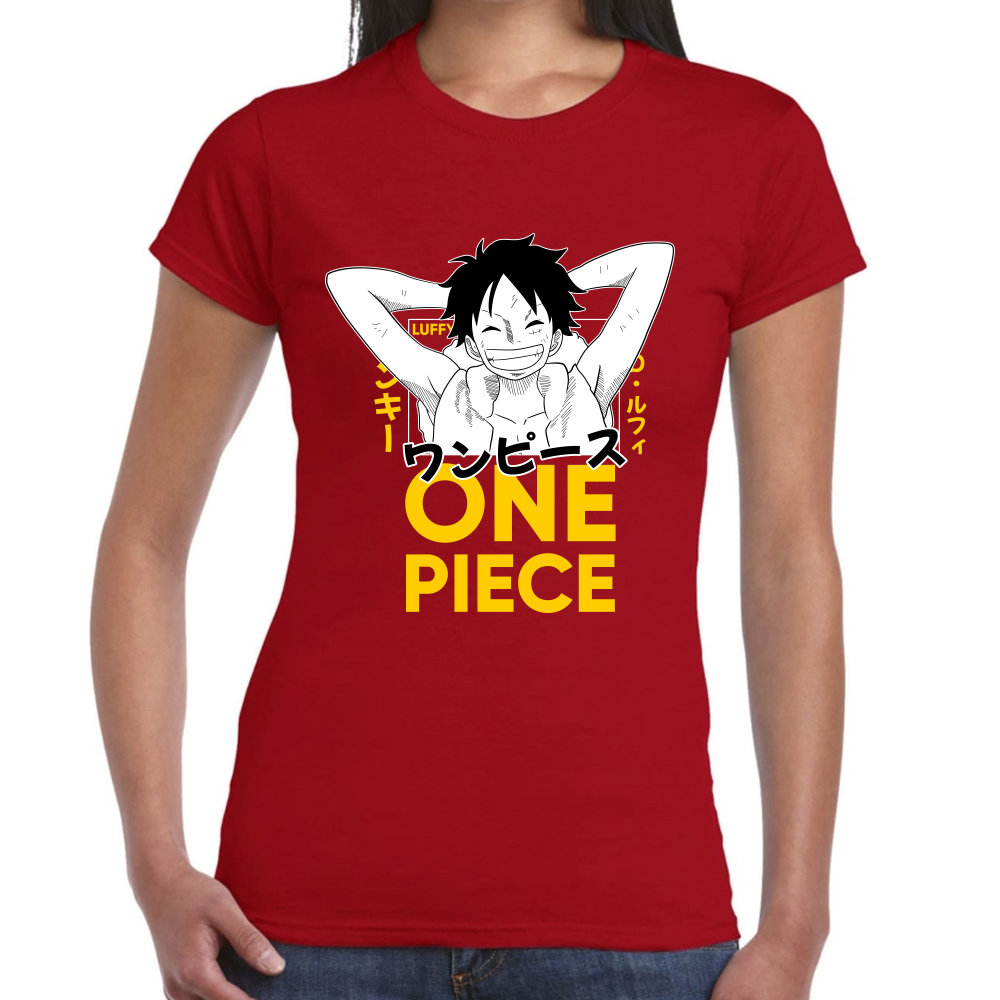 Playera One Piece Luffy Algodón Premium #0001634