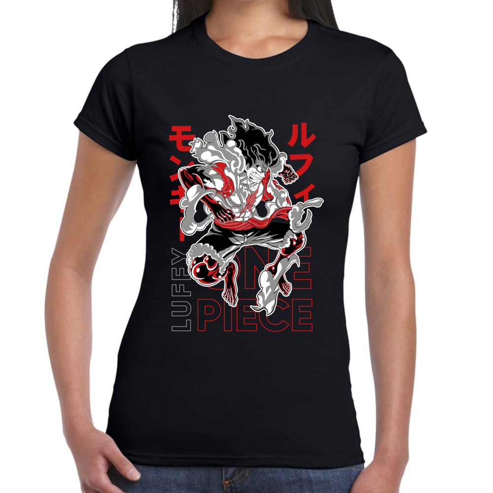 Playera One Piece Luffy Algodón Premium #0001635