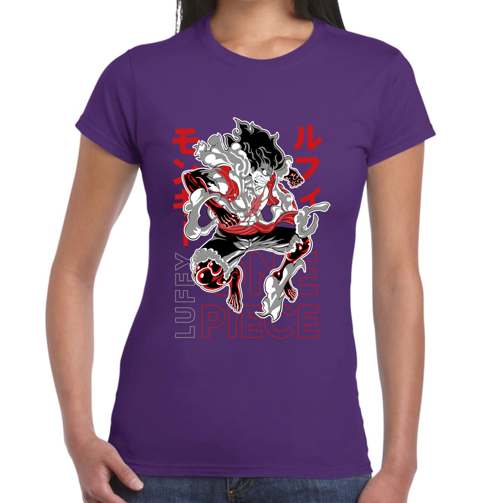 Playera One Piece Luffy Algodón Premium #0001635