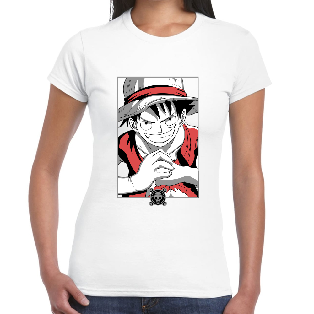 Playera One Piece Luffy Algodón Premium #0001636 Imagen secundaria del producto