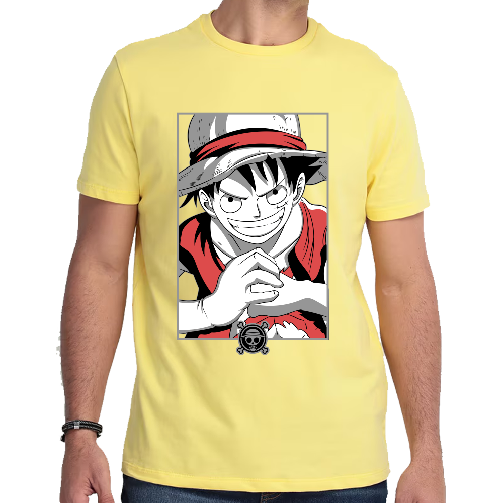 Playera One Piece Luffy Algodón Premium #0001636