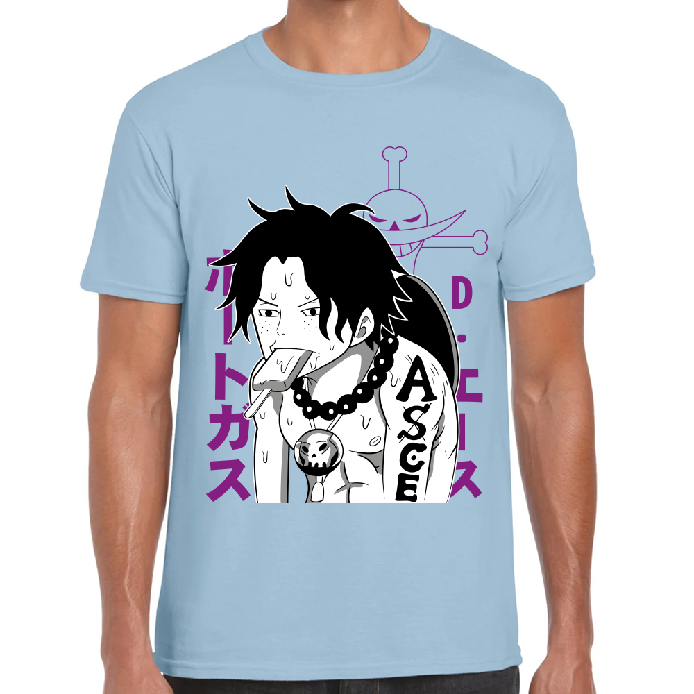 Playera Portgas One Piece Algodón Premium #0001637