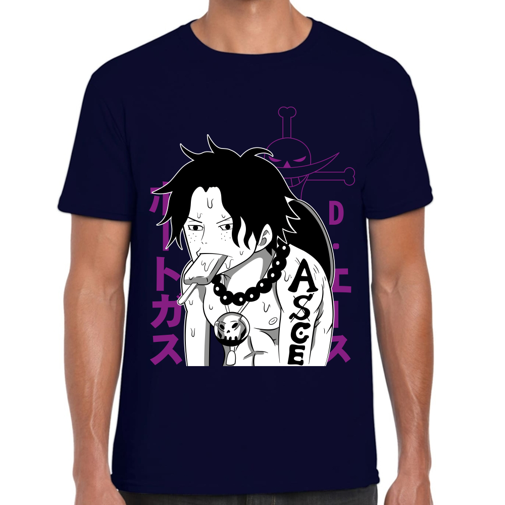 Playera Portgas One Piece Algodón Premium #0001637