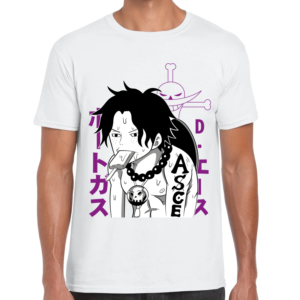 Playera Portgas One Piece Algodón Premium #0001637