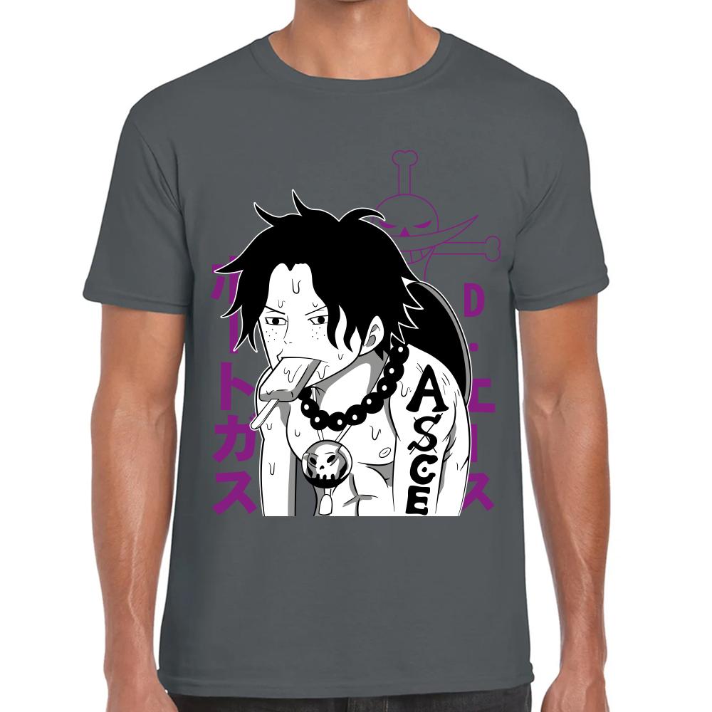 Playera Portgas One Piece Algodón Premium #0001637