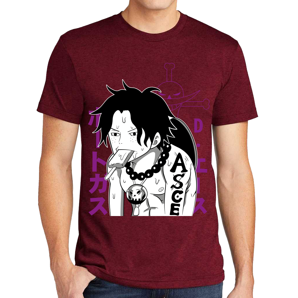 Playera Portgas One Piece Algodón Premium #0001637